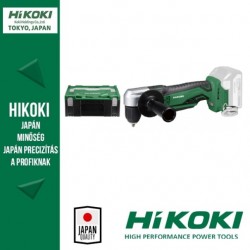 HiKoki DN18DSL-BASIC-HSC akkus sarokfúró-csavarozó + HITBOX (akku és töltő nélkül)