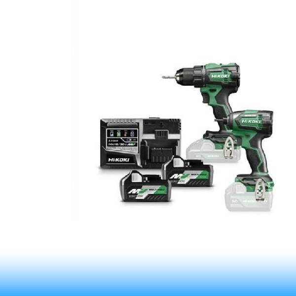 Hitachi-Hikoki KC18DE-WAZ akkus gépszett DS18DE+WH18DE+BSL36A18x2+UC18YSL3 gyorstöltő