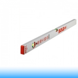 SOLA AZB 40 Eloxált vízmérték 400mm [Ezüst] (AZB 40) (01010501)