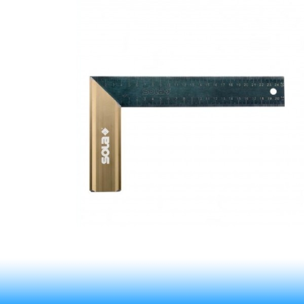 SOLA Asztalos derékszög Alu fogantyú SRB 250 rozsdamentes,250x145mm