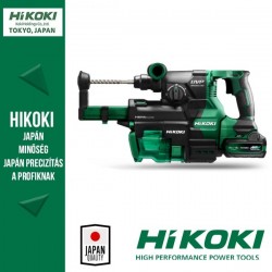 Hitachi (HiKOKI) DH1826DC-WUZ Akkus fúrókalapács,porelszívó adapterrel (18V/2x5.0Ah) HITBOX