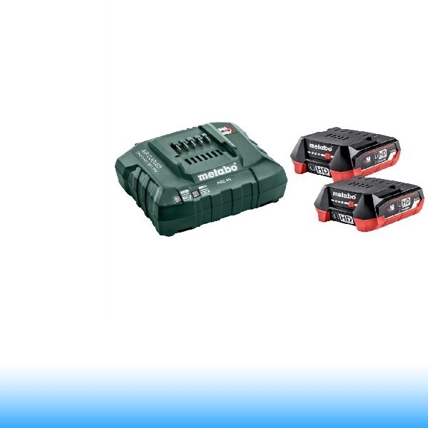 Metabo Basic-Set 12V 2x LiHD 4,0 Ah akkumulátor + ASC55 töltő szett