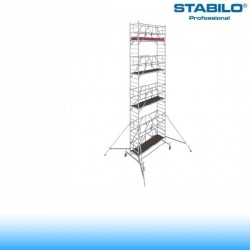 Krause Stabilo Professional gurulóállvány, 10-es sorozat - négyszintes - mezőhossz 2,50 m