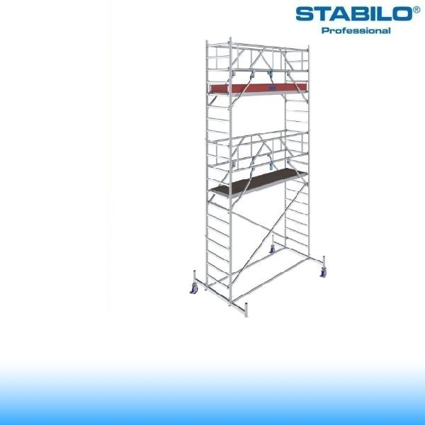 Krause Stabilo Professional gurulóállvány, 10-es sorozat - kétszintes - mezőhossz 2,50  m