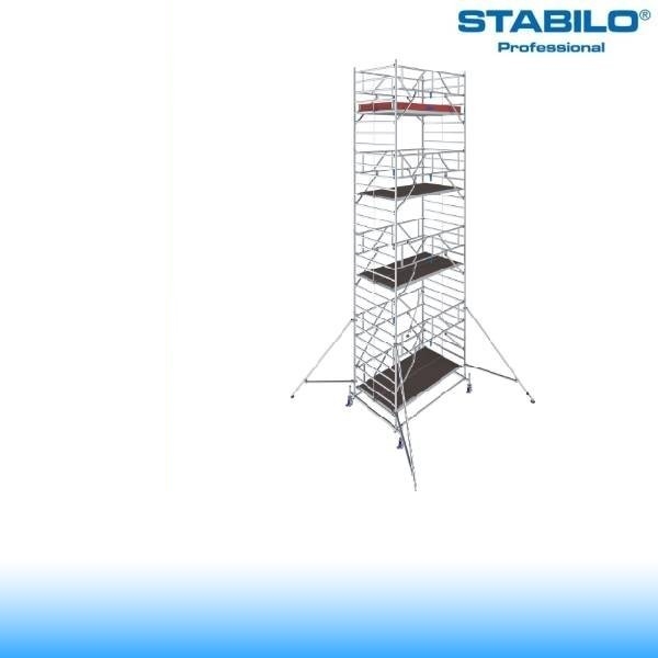 Krause Stabilo Professional gurulóállvány, 50-es sorozat - négyszintes - mezőhossz 2,50 m