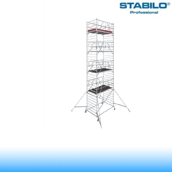 Krause Stabilo Professional gurulóállvány, 50-es sorozat - négyszintes - mezőhossz 2,50 m