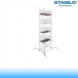 Krause Stabilo Professional gurulóállvány, 50-es sorozat - hatszintes - mezőhossz 2,50 m