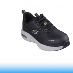 SKECHERS 108075EC ARCH FIT SR - EBINAL S3 SRC munkavédelmi cipő, fekete-fehér
