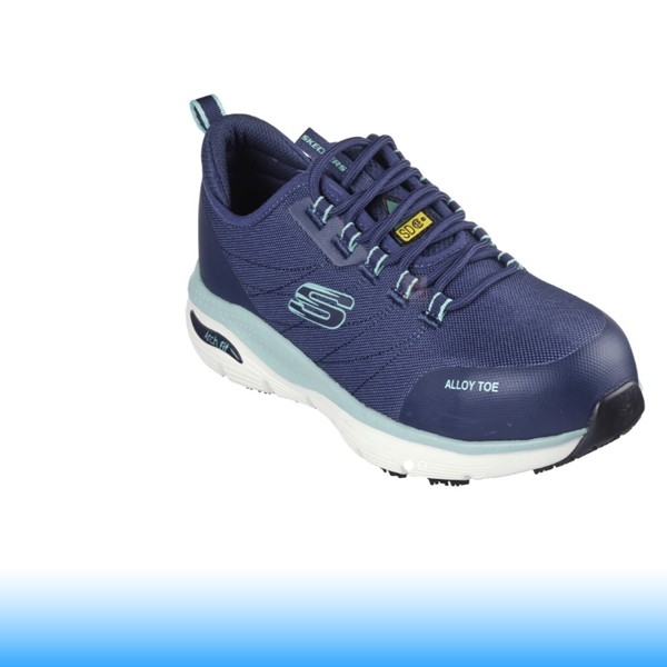 SKECHERS 108075EC ARCH FIT SR - EBINAL S3 SRC munkavédelmi cipő, lila-kék