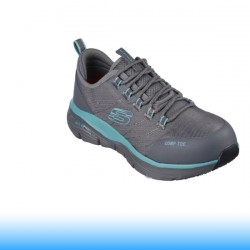 SKECHERS 108075EC ARCH FIT SR - EBINAL S3 SRC munkavédelmi cipő, lila-kék