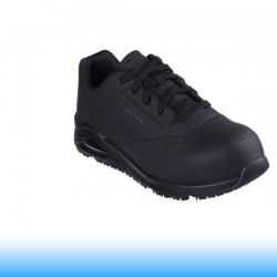 SKECHERS 200177EC UNO SL - DOLTIN SKECHERS MUNKACIPŐ S1 P SRC ESD- fekete