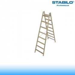 Krause Stabilo Professional két oldalon járható fa állólétra 2x8 fokos