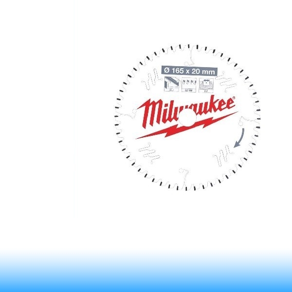 MILWAUKEE CSB P ALU 165 x 20 x 2,2 x 52TF KÖRFŰRÉSZLAP ALUMINIUMHOZ