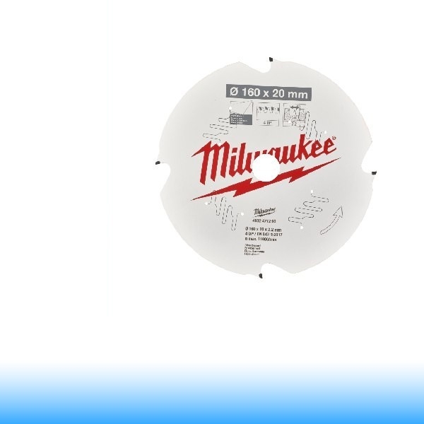 MILWAUKEE CSB P FC 160 x 20 x 2,2 x 4D KÖRFŰRÉSZLAP SZÁLCEMENTLEMEZHEZ
