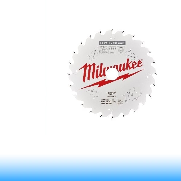 MILWAUKEE CSB P W 210 x 30 x 1,9 x 24ATB KÖRFŰRÉSZLAP FÁHOZ