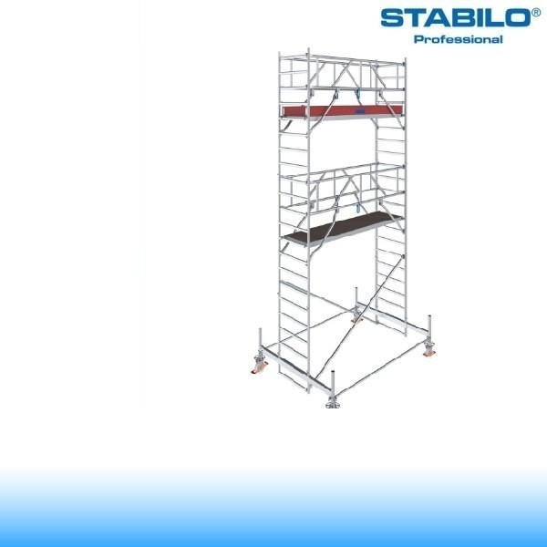 Krause Stabilo Professional gurulóállvány, 100-as sorozat - kétszintes - mezőhossz 2,50 m