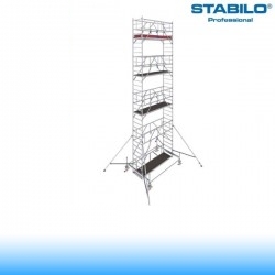 Krause Stabilo Professional gurulóállvány, 100-as sorozat - négyszintes - mezőhossz 2,50 m
