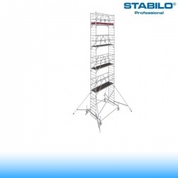Krause Stabilo Professional gurulóállvány, 100-as sorozat - négyszintes - mezőhossz 2,50 m