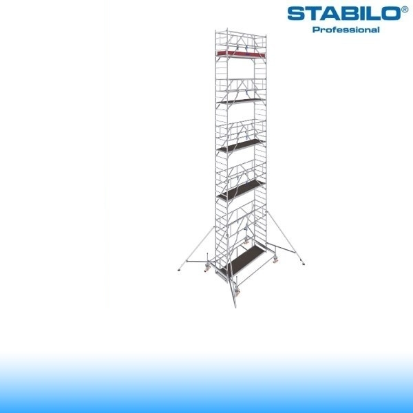 Krause Stabilo Professional gurulóállvány, 100-as sorozat - ötszintes - mezőhossz 2,50 m