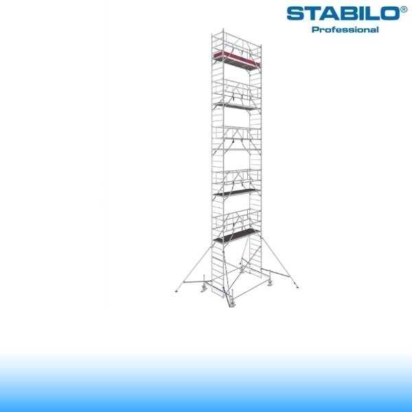 Krause Stabilo Professional gurulóállvány, 100-as sorozat - ötszintes - mezőhossz 2,50 m