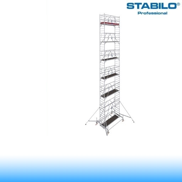 Krause Stabilo Professional gurulóállvány, 100-as sorozat - hatszintes - mezőhossz 2,50 m