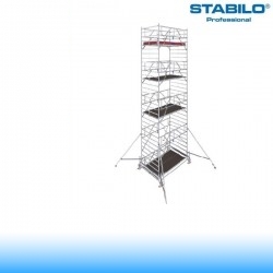 Krause Stabilo Professional gurulóállvány, 500-as sorozat - négyszintes - mezőhossz 2,50 m