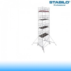 Krause Stabilo Professional gurulóállvány, 500-as sorozat - négyszintes - mezőhossz 2,50 m