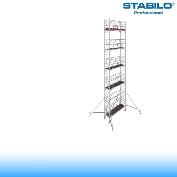 Krause Stabilo Professional gurulóállvány, 1000-es sorozat - ötszintes - mezőhossz 2,50 m