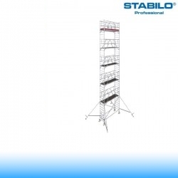 Krause Stabilo Professional gurulóállvány, 1000-es sorozat - ötszintes - mezőhossz 2,50 m