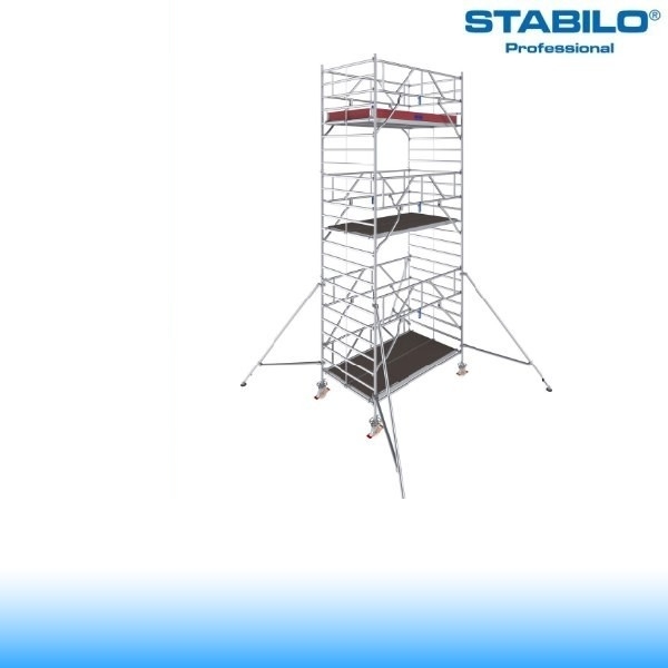 Krause Stabilo Professional gurulóállvány, 5000-es sorozat,mezőhossz 2,50 m , munkamagasság 7,3m