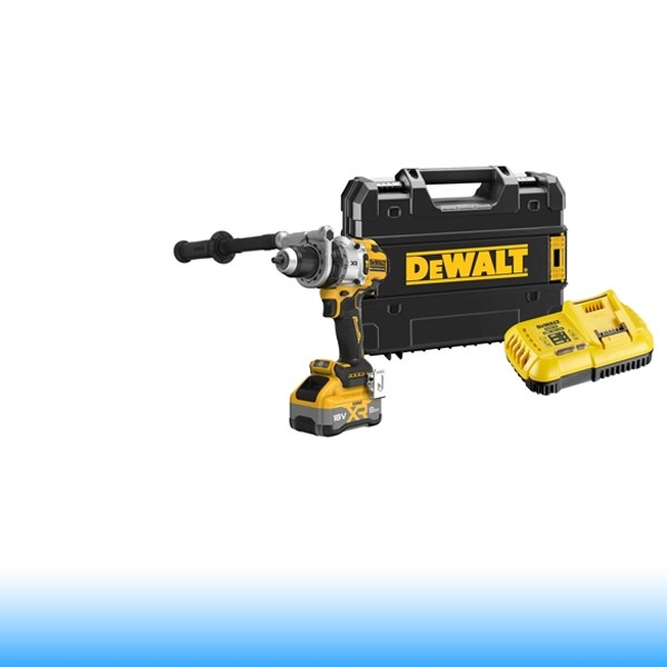 DEWALT DCD1007WW1T-QW ütvefúró-csavarozó, 1 x 8 Ah XR akkuval, TSTAK kofferben