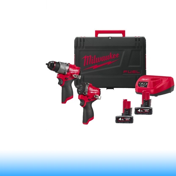 MILWAUKEE AKKUS GÉPSZETT M12 FPP2X2-402X, 12V