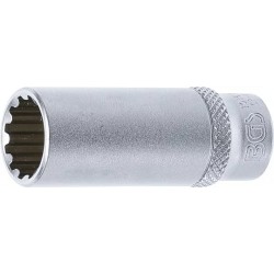 BGS Dugókulcs - Gear Lock, mély | (1/4") | 13 mm
