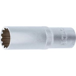BGS Dugókulcs - Gear Lock, mély | (1/2") | 17 mm