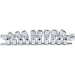 BGS Kardáncsukló-készlet hatszögletű | (3/8") | 10 - 19 mm | 10 darabos