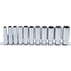 BGS Dugókulcskészlet, hatszögletű, mély | (3/8") | 8 - 19 mm | 11 darabos