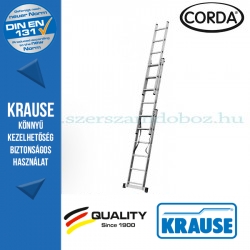 Krause CORDA Alumínium lépcsőfunkciós sokcélú létra 3x6 fokos
