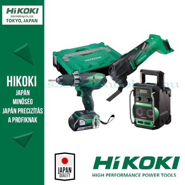 Hitachi (HiKOKI) HILI2500 3 részes Akkus Gépszett