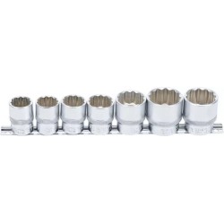 BGS Dugókulcskészlet, tizenkétszögletű | (1/2") | 20 - 32 mm | 7 darabos