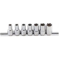 BGS Dugókulcskészlet, T-profil Plus (Torx Plus) | (3/8") | 10EP - 20EP | 7 darabos