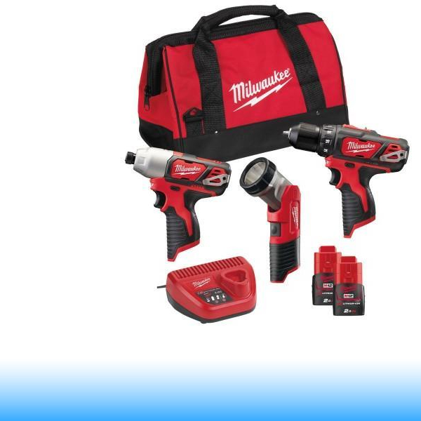 Milwaukee M12 BPP3A-202B Akkus Gépszett