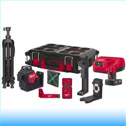 Milwaukee M12 3PLKIT-401P M12™ Zöld 360° 3 Síkú lézer