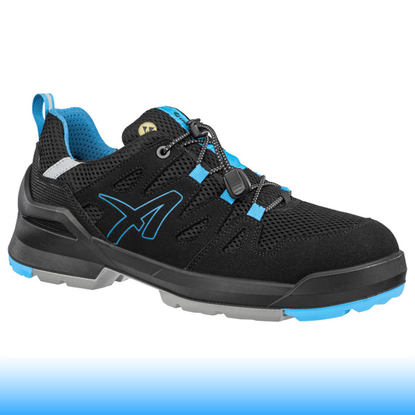 Albatros Fastpack Black/Blue Low S1PL ESD FO SR munkavédelmi cipő 