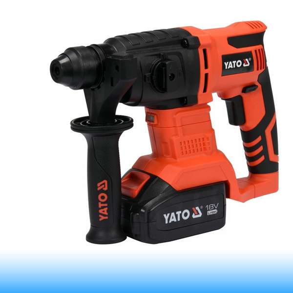 YATO Akkus kombikalapács SDS-Plus 2,0 J 18 V Li-Ion (1 x 3,0 Ah akku + töltő)