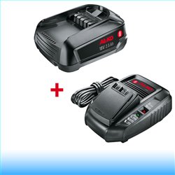 AL-KO 18V SET AKKU 2,5AH  + TÖLTŐ 3,0 A