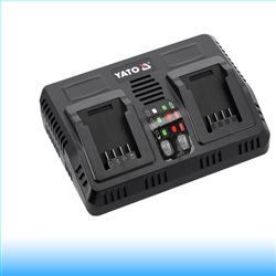 YATO Intelligens dupla akkumulátor töltő gépekhez 4,0 A 18 V