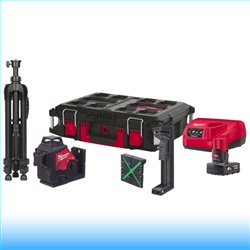 Milwaukee M12™ zöld 360° 3 síkú lézer, M12 3PLSKIT-401P