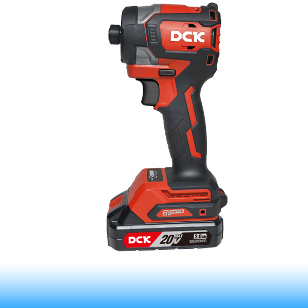 DCK Akkus ütvecsavarozó 1/4" 208 Nm 20V (2 x 4,0 Ah akku + töltő)