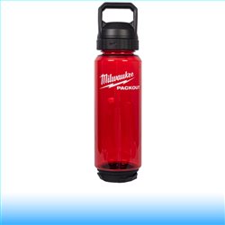 Milwaukee PACKOUT™ 740 ml műanyag kulacs – Chug tető, piros