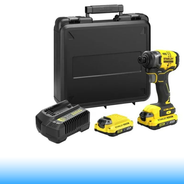 Stanley FATMAX 20V Akkus ütvecsavarozó 2db 2Ah akkuval, töltővel, kofferben